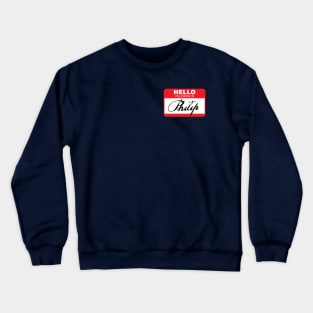 My name is Philip, and I am a poet. Crewneck Sweatshirt